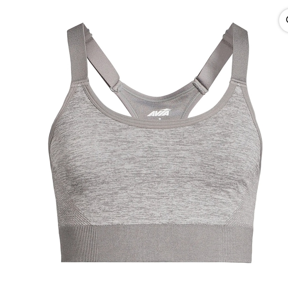 Women's Gray Sports Bra Size XL